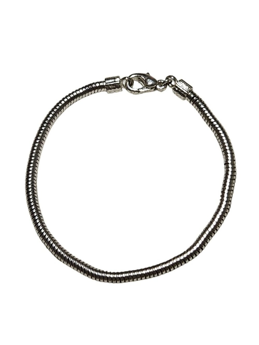 Elegant Snake Chain Bracelet Silver Tone Classic Minimalist Fashion Jewelry